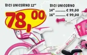 Risparmio Casa Bici unicorno 12 offerta