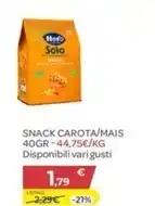 Hero - snack carota/mais 40gr