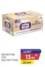 Bimbo Store Pampers - sensitive 378 salviettine offerta