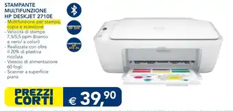 Esselunga STAMPANTE MULTIFUNZIONE HP DESKJET 2710E offerta