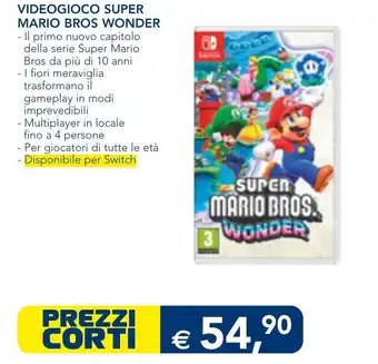 VIDEOGIOCO SUPER MARIO BROS WONDER