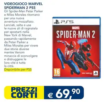 VIDEOGIOCO MARVEL SPIDERMAN 2 PS5