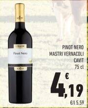 Conad City Cavit - pinot nero mastri vernacoli offerta