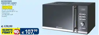 Esselunga MICROONDE CMGE23BS CANDY offerta