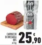 Conad Ibis - carpaccio di bresaola offerta