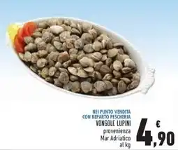 Conad Vongole lupini offerta