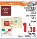 Conad Conad - sapori&idee burro salato offerta