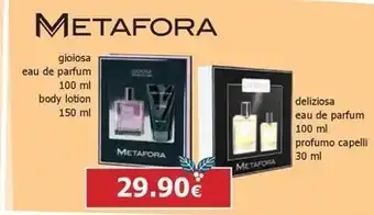 Metafora - gioiosa eau de parfum,body lotion