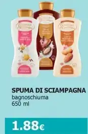 Tigotà Spuma di sciampagna - bagnoschiuma offerta