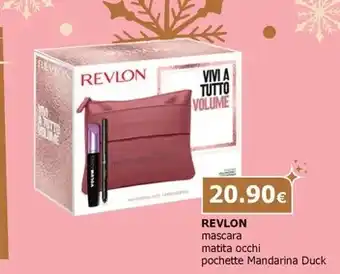 Tigotà Revlon - mascara matita occhi pochette mandarina duck offerta