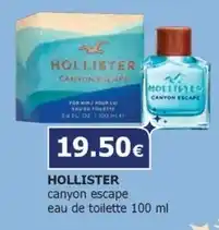 Hollister - canyon escape eau de toilette