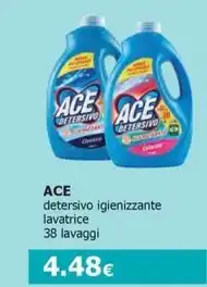 Tigotà Ace - detersivo igienizzante lavatrice offerta