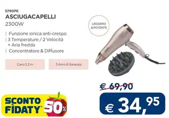 Esselunga 5790PE ASCIUGACAPELLI 2300W offerta