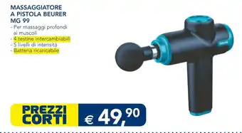 Esselunga MASSAGGIATORE A PISTOLA BEURER MG 99 offerta