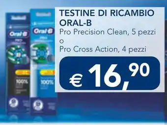 Esselunga TESTINE DI RICAMBIO ORAL-B offerta