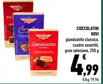 Conad CIOCCOLATINI NOVI 250 g offerta