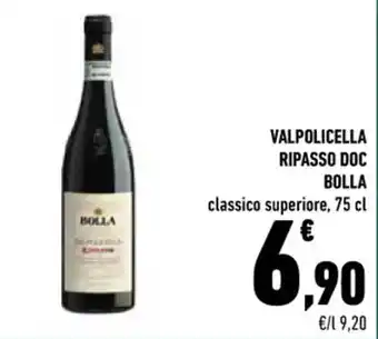 VALPOLICELLA RIPASSO DOC BOLLA classico superiore, 75 cl