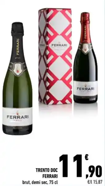 Conad TRENTO DOC FERRARI brut, demi sec, 75 cl offerta