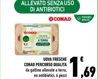 Conad UOVA FRESCHE CONAD PERCORSO QUALITA offerta