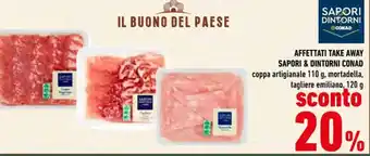 AFFETTATI TAKE AWAY SAPORI & DINTORNI CONAD 120 g