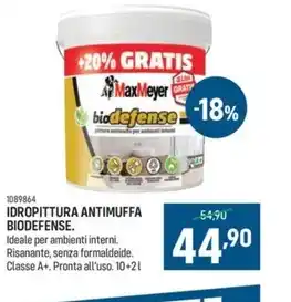 Cfadda Max meyer - idropittura antimuffa biodefense offerta