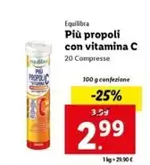 Lidl Equilibra - più propoli con vitamina c offerta