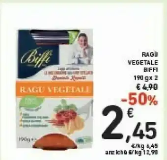 Conad Biffi Ragù Di Soia 100% Vegetale 190 G(ml) offerta