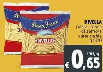 Deco Supermercati Divella Pasta Fresca Di Semola Penne Rigate offerta