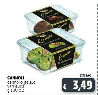 Deco Supermercati Cannoli Cannolo Gelato offerta