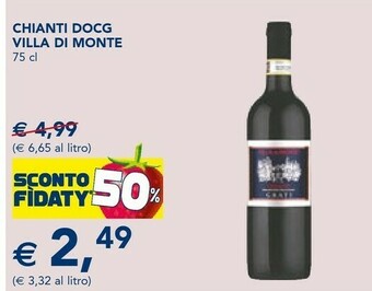 Esselunga Villa Di Monte Chianti Docg offerta