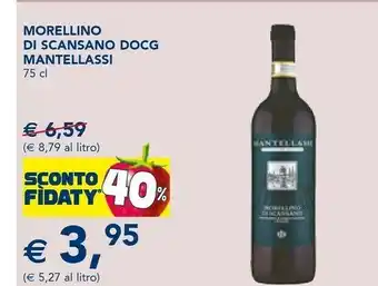 Esselunga Cantina Morellino Di Scansano - Morellino Di Scansano 750 G(ml) offerta