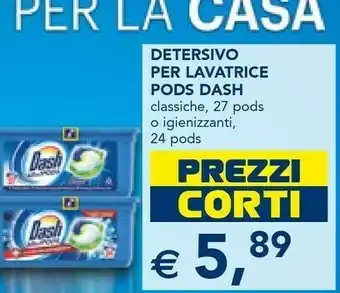 Esselunga Dash Detersivo Per Lavatrice Pods offerta