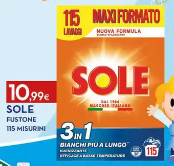 SOLE FUSTONE 115 MISURINI