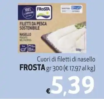 Cuori di filetti di nasello FROSTA gr 300