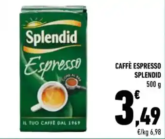 Conad CAFFÈ ESPRESSO SPLENDID 500 g offerta