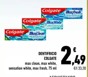 Conad DENTIFRICIO COLGATE 75 ml offerta