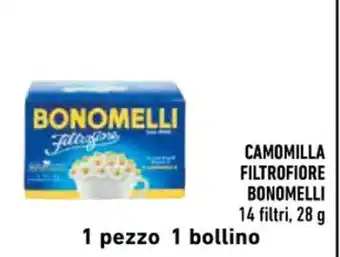 Conad CAMOMILLA FILTROFIORE BONOMELLI 14 filtri, 28 g offerta