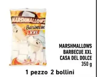 Conad MARSHMALLOWS BARBECUE XXL CASA DEL DOLCE 350 g offerta