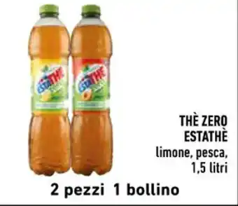 Conad THE ZERO ESTATHÈ limone, pesca, 1,5 litri offerta