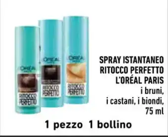 Conad SPRAY ISTANTANEO RITOCCO PERFETTO L'ORÉAL PARIS 75 ml offerta