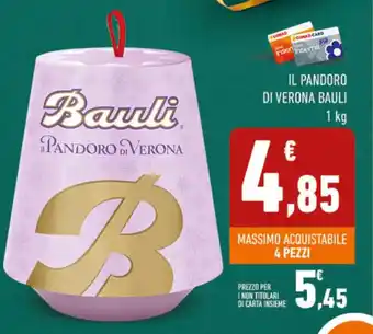 Conad IL PANDORO DI VERONA BAULI 1 kg offerta