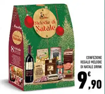 Conad CONFEZIONE REGALO MELODIE DI NATALE DRINK offerta
