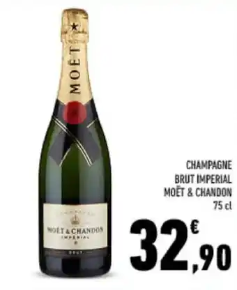Conad CHAMPAGNE BRUT IMPERIAL MOET & CHANDON 75 cl offerta