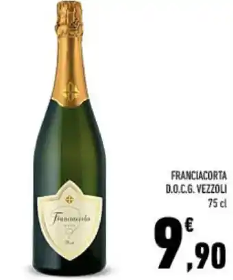 Conad FRANCIACORTA D.O.C.G.VEZZOLI 75 cl offerta