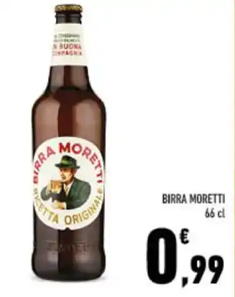 Conad BIRRA MORETTI 66 cl offerta