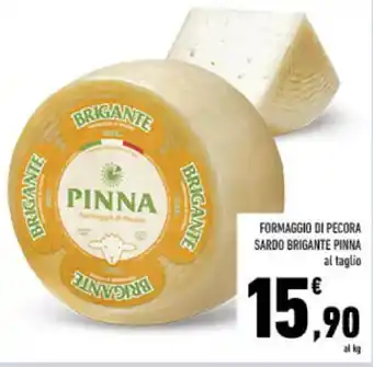 Conad FORMAGGIO DI PECORA SARDO BRIGANTE PINNA offerta