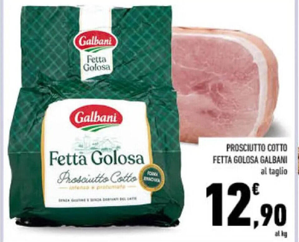 Prosciutto Cotto Fetta Golosa Galbani Offerta Di Conad