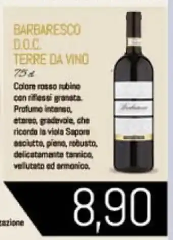 Conad BARBARESCO D.O.C. TERRE DA VINO offerta
