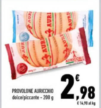 Conad PROVOLONE AURICCHIO dolce/piccante - 200 g offerta