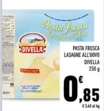 Conad PASTA FRESCA LASAGNE ALL'UOVO DIVELLA 250 PASTA FRESCA LASAGNE ALL'UOVO offerta